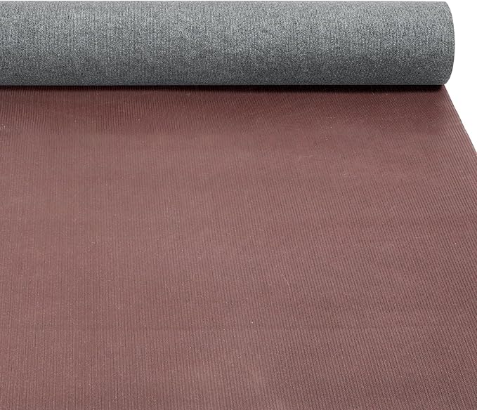 Marine Carpet,6 FT x 18 FT Smoke Gray Indoor Outdoor Carpet 0.2" Thick Boat Carpet with Water-Proof TPE Backing, Non-Slide Outdoor Marine Carpet Roll for Home, Patio, Porch, Deck