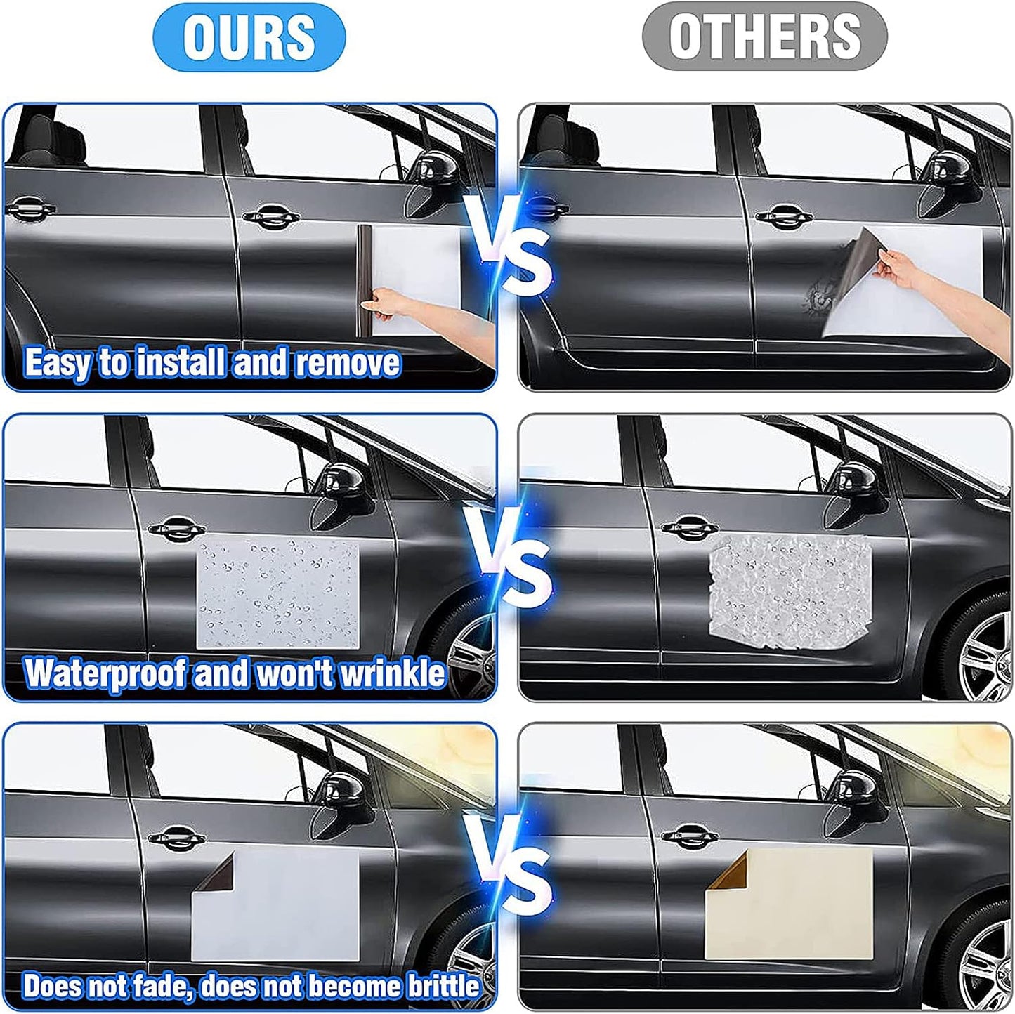 Car Magnetic Sheet, Large Blank White Magnet Sign Roll for Vehicle Doors, 11.5" x 17.5", 30 Mil Thick - Ideal for Custom Personalization Décor, Temporary Ads, Instructional & Warning Signs (1)