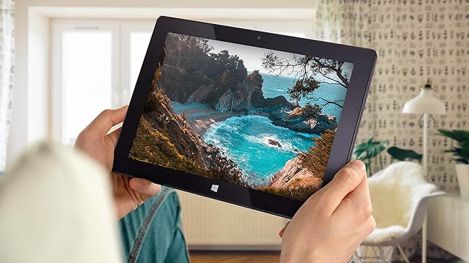 Fusion5 10.1" Windows 11 Tablet PC - FWIN232 Plus Ultra Slim Windows Tablet Computer - Intel 13th Gen, 8GB RAM, Full HD 10 Inch Display, 5G WiFi, USB 3.0, Micro HDMI, Dual Cameras, Bluetooth