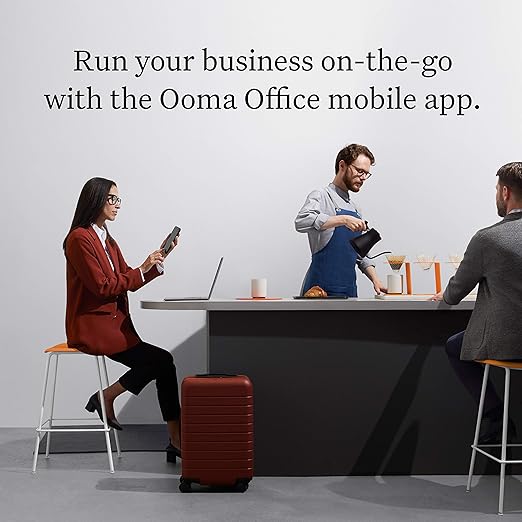 Ooma Provisioned 2602W Wi-Fi IP Desk Phone Exclusively for Ooma Office VoIP with Virtual Receptionist, Desktop and Mobile App, Video Conferencing. Subscription Required (Renewed)