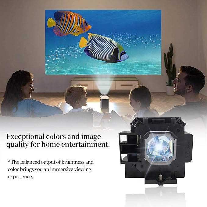 NP07LP LV-LP31 Replacement Projector Lamp Compatible with NEC NP300 NP400 NP500W NP600 NP300A 610SG 500WS 510WS 600S 610S 510WG 500WSG 510WSG 510WSGEDU LV-7375 8300 7370 7275 8310 8215