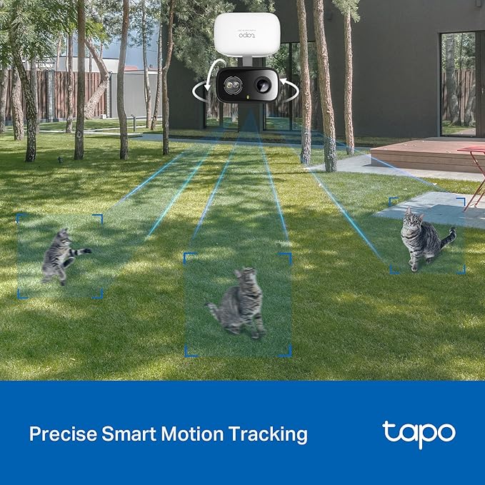 Tapo 2K 3MP Pan/Tilt Indoor/Outdoor Security Camera - Free Person/Baby Cry Detect & Motion Track, 360° View, Color Night Vision, SD/Cloud Storage, Works w/Alexa & Google Home HybridCam 360