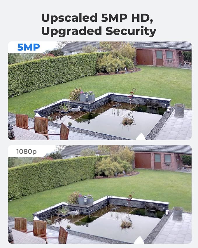 REOLINK Wired Security Camera Outdoor, IP PoE Dome Surveillance Camera, Smart Human/Vehicle Detection, Work with Smart Home, 100ft 5MP HD IR Night Vision, Up to 512GB microSD Card, RLC-520A