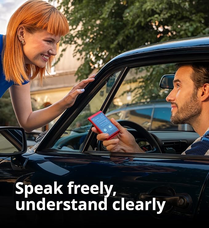 Vasco Translator Q1 | AI Voice Cloning Language Translator Device | 113 Languages | Free Lifetime Internet in Nearly 200 Countries | Mystic Plum