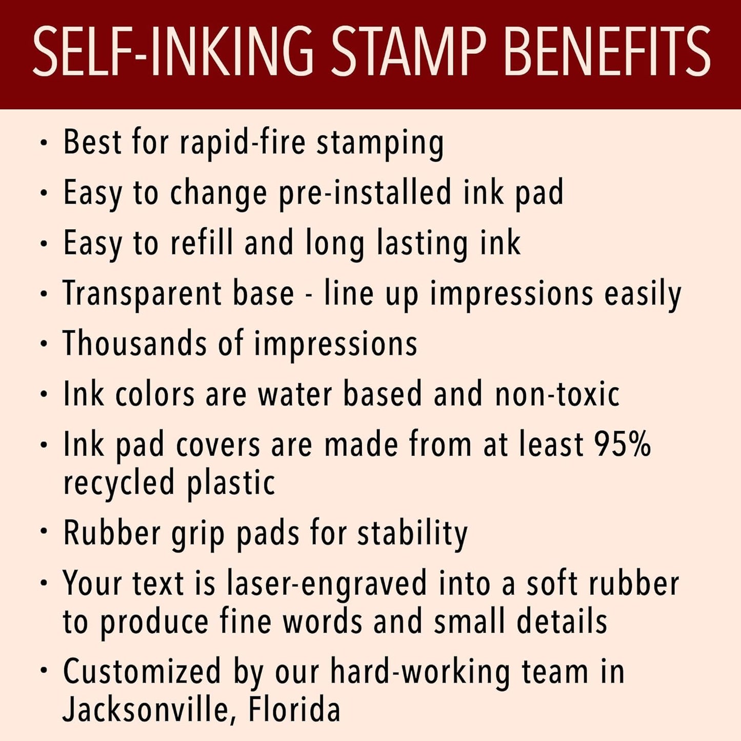 Arkansas Round Notary Stamp | Official State Notary Stamp | Official Seals | Meets State Specifications (Arkansas, Round Stamp)