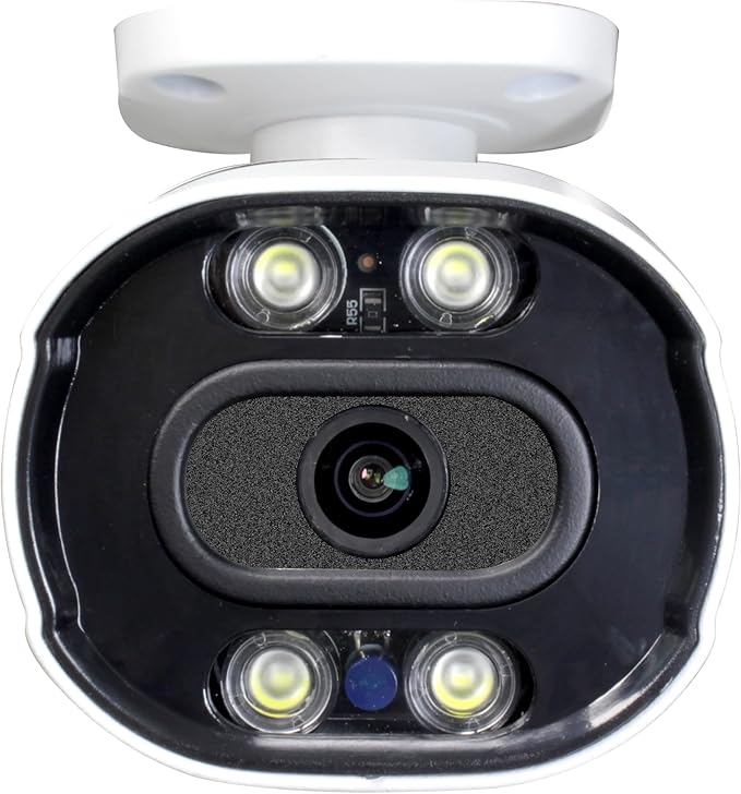 Sinis 5mp Security IP Camera, Human & Motion Detection,100Ft Dual Light Night Vision, Wired Only Work with NVR, IP67, 2.8mm Lens, Build in Mic, Surveillance Outdoor Indoor PoE Bullet Camera