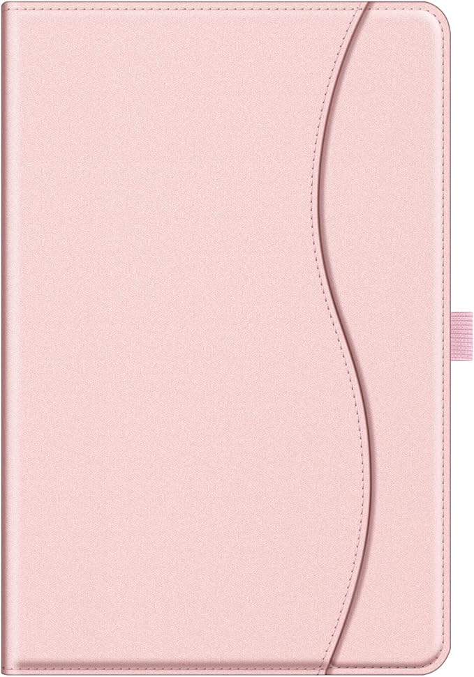 Fintie Case for Samsung Galaxy Tab A9 Plus/A9+ 5G 11 Inch 2023 Model (SM-X210/X216/X218), Multi-Angle Viewing Smart Stand Back Cover with Pocket Auto Wake/Sleep, Rose Gold