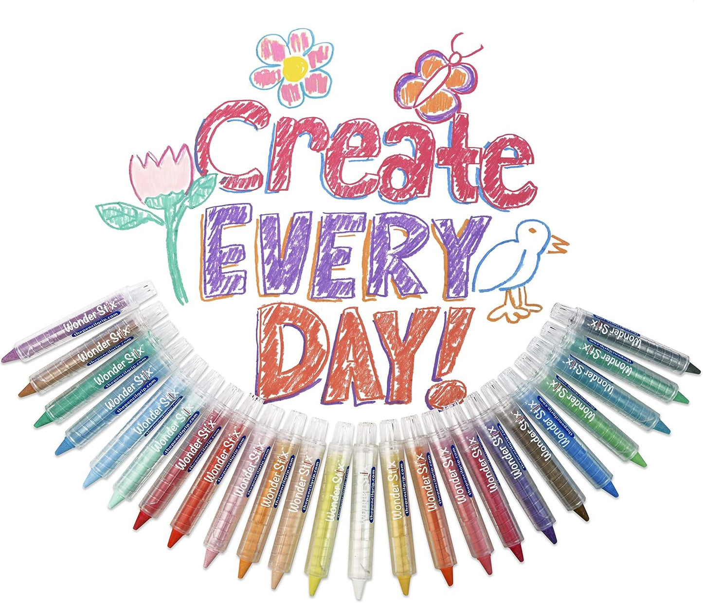 Wonder Stix Pastel Colors Dustless Chalk Crayon 12 pack