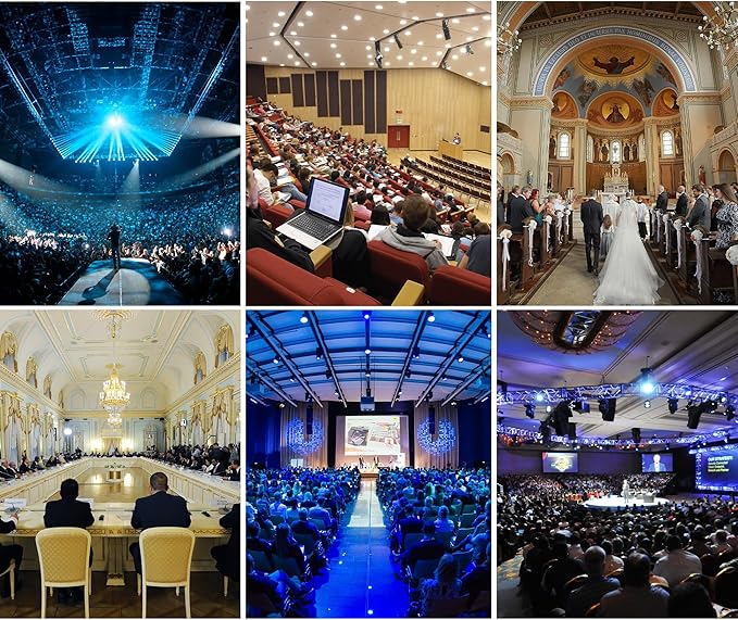 NDI PTZ Camera AI Auto Tracking 3G-SDI/USB3.0/HDMI/LAN PoE 30X Optical and 8X Digital Zoom Live Streaming Camera 1080P 60FPS for Church Services Worship Education Events vMix OBS YouTube