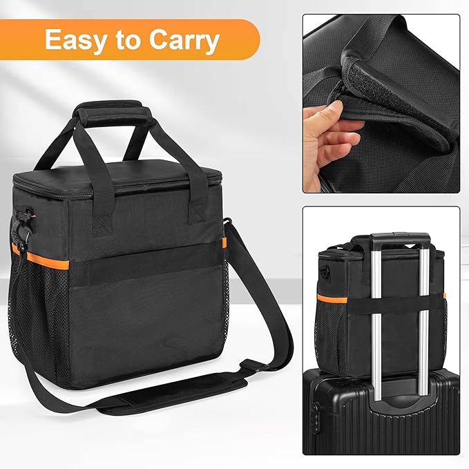 Travel Carrying Case Compatible with Nebula Mars 3/Cosmos Laser 4K/SE, Projector Storage Case Bag with Accessories Pockets(Patent Design)