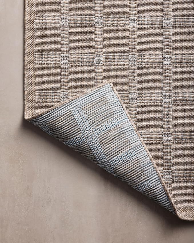Loloi Amber Lewis Topanga Collection TOP-01 Natural/Bone 3'-11" x 5'-11" Indoor/Outdoor Accent Rug