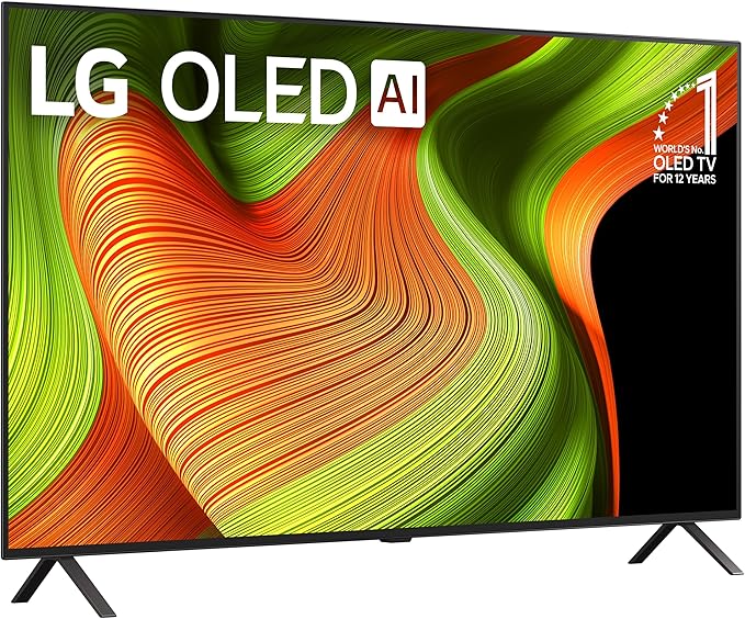 LG 55-Inch Class OLED AI 4K B5 Series Smart TV w/Dolby Atmos, Dolby Vision, HDR10, AI Super Upscaling 4K, Filmmaker Mode, Wow Orchestra, Alexa Built-in (OLED55B5PUA.AUSZ, 2025)