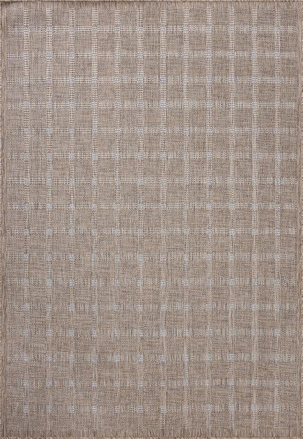 Loloi Amber Lewis Topanga Collection TOP-01 Natural/Bone 2'-3" x 3'-9" Indoor/Outdoor Area Rug